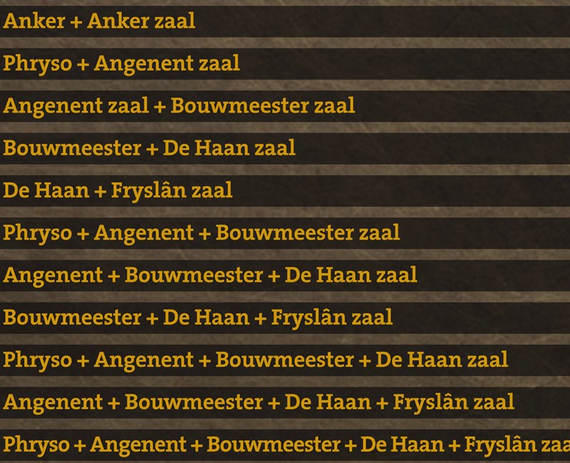 Combinaties Combinaties