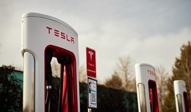 Tesla Supercharger Oplaadpunt