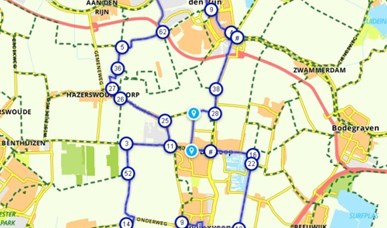 Groene hart richting Boskoop (41,74 km)